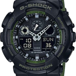 Đông Hồ Casio G Shock Nam Dây Nhựa Ga 100l 1adr