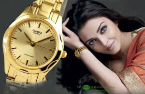 Dong Ho Nu Casio Full Gold Lady 10